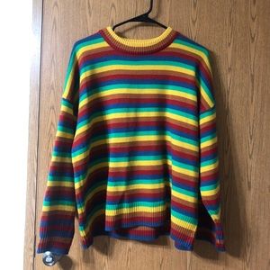 Colorful Striped Sweater